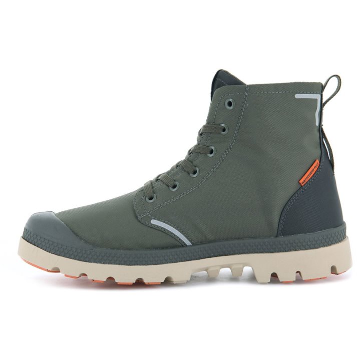 Bottes Palladium Pampa Lite+ Recycle WP+ Femme Vert Olive | FR TVB715Y